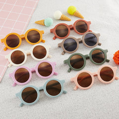 Round Frame UV Protection Sunglasses for Kids