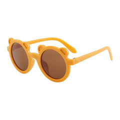 Girls Bear Shape UV Protection Sunglasses for Outdoor Activities