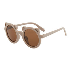 Girls Bear Shape UV Protection Sunglasses for Outdoor Activities