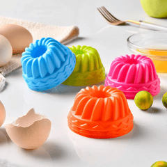 12pcs Silicone Muffin Cups for Home Baking Non Stick Reusable