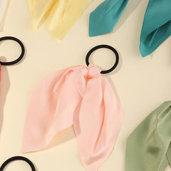 10pcs Girl Summer Plain Bow Hair Tile College Style Hair Bows