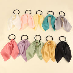 10pcs Girl Summer Plain Bow Hair Tile College Style Hair Bows