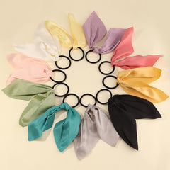10pcs Girl Summer Plain Bow Hair Tile College Style Hair Bows