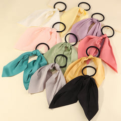 10pcs Girl Summer Plain Bow Hair Tile College Style Hair Bows