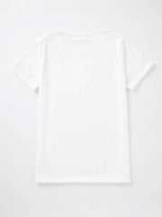 Dancing Avocado Graphic T Shirt Short Sleeve Crew Neck Top