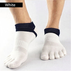 Breathable Compression Sports Socks for Running Basketball Soccer 5 Finger