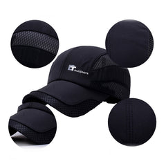 Men's Quick Dry Waterproof Baseball Cap for Outdoor Sports Golf Fishing