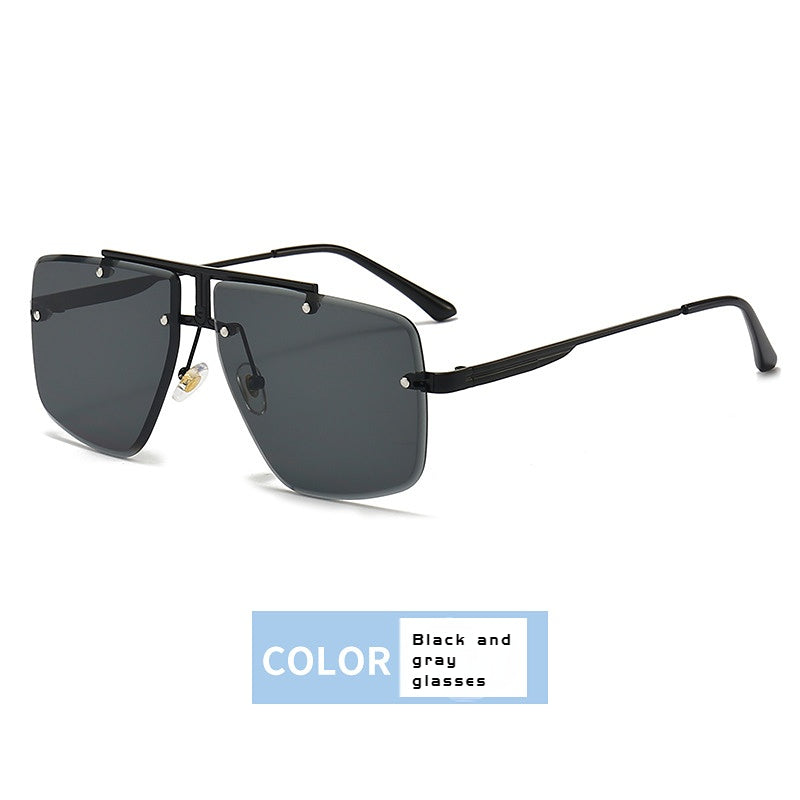 Men's Frameless Polarized Sunglasses for Outdoor Sports