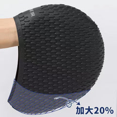 Waterproof Elastic Swimming Hat for Men & Women - Beach Pool & Sea