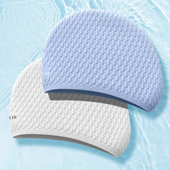 Waterproof Elastic Swimming Hat for Men & Women - Beach Pool & Sea