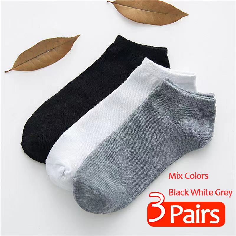 Breathable Cotton Ankle Socks for Men and Women