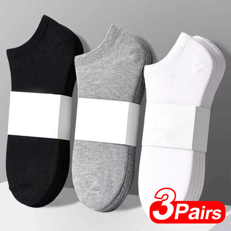 Breathable Cotton Ankle Socks for Men and Women