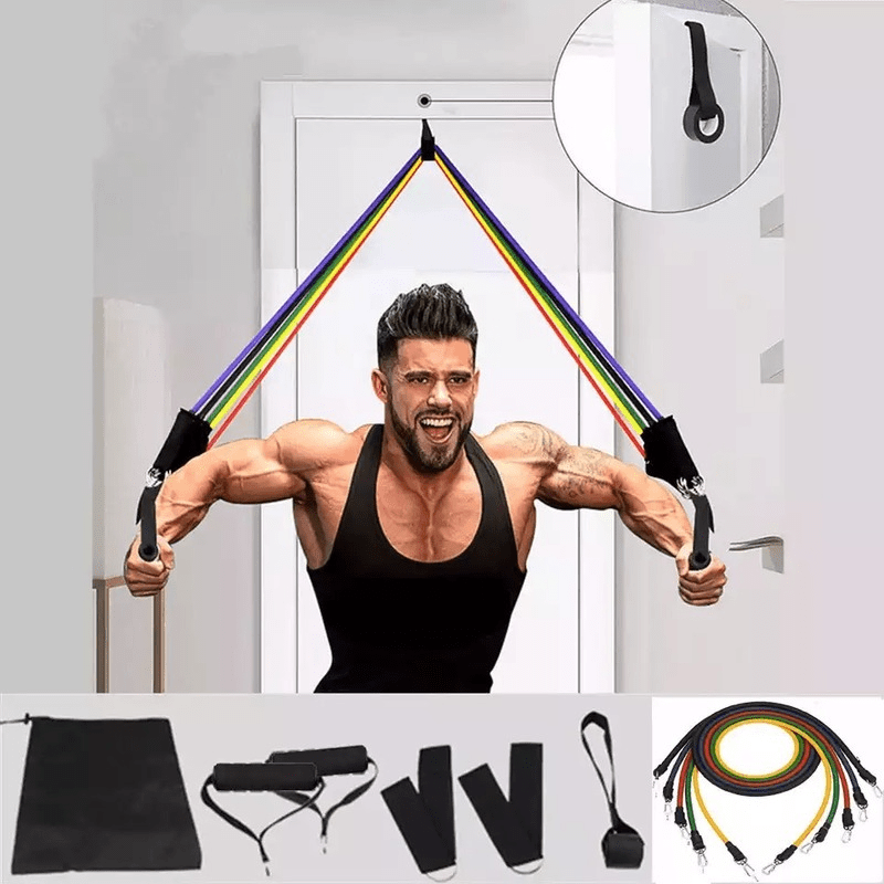 Portable 50LBS Resistance Bands for Gym Workouts