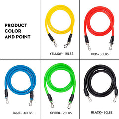 Portable 50LBS Resistance Bands for Gym Workouts