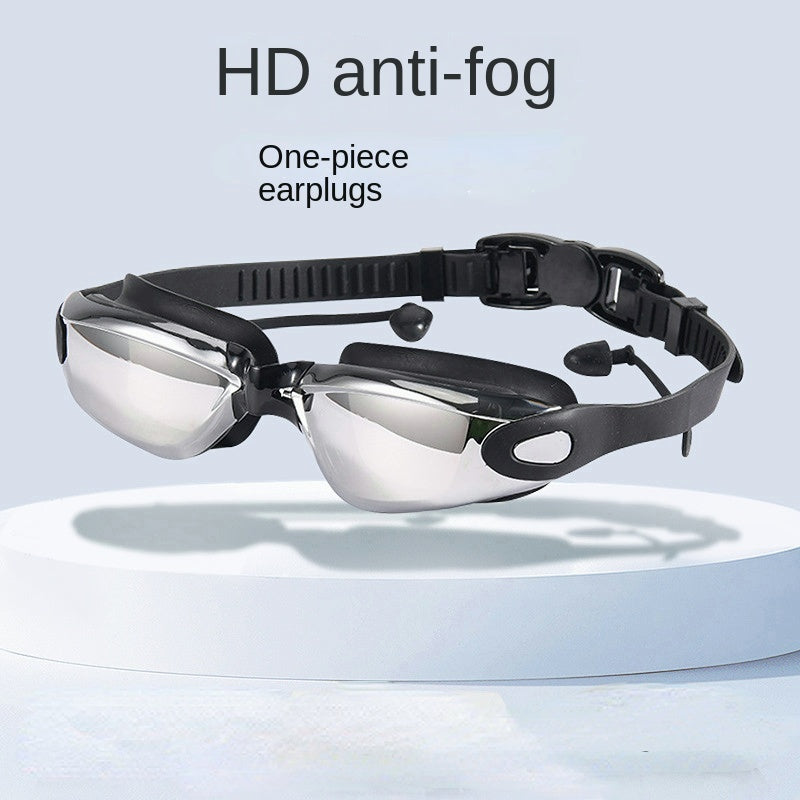 Waterproof HD Goggles Anti fog Swimming Glasses Men Women