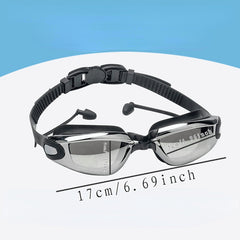 Waterproof HD Goggles Anti fog Swimming Glasses Men Women