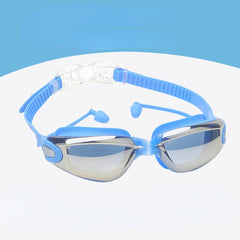 Waterproof HD Goggles Anti fog Swimming Glasses Men Women