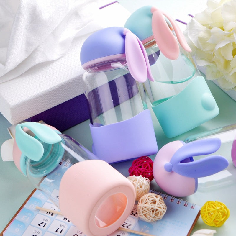 Creative Rabbit Glass Cup Student's Gift Cup Party Cup