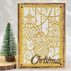 Christmas Card Cutting Dies Stencils Xmas Gift Decoration