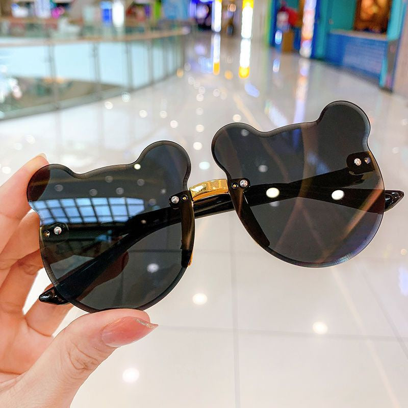 Girls Bear Shape UV Protection Sunglasses Gift For Kids