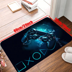 Non Slip Game Controller Printed Floor Mat for Living Room Bedroom