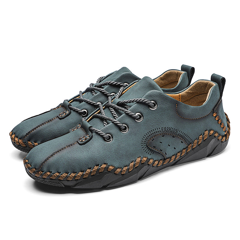 Men's Slip On Stitch Loafer Shoes Comfortable Outdoor Shoes