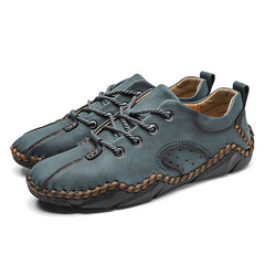 Men's Slip On Stitch Loafer Shoes Comfortable Outdoor Shoes