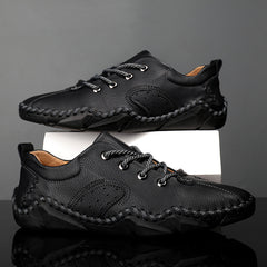 Men's Slip On Stitch Loafer Shoes Comfortable Outdoor Shoes