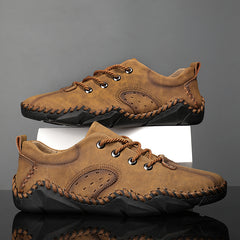 Men's Slip On Stitch Loafer Shoes Comfortable Outdoor Shoes