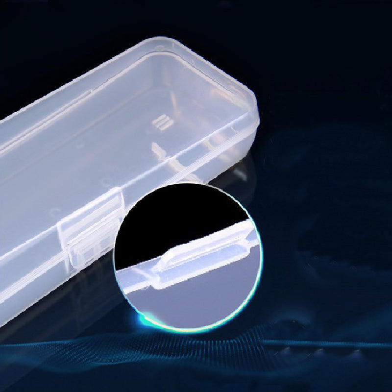 Clear Universal Shaver Storage Box for Men - Eco Friendly