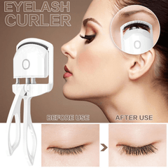 USB Rechargeable Heated Eyelash Curler with 2 Temperature Modes