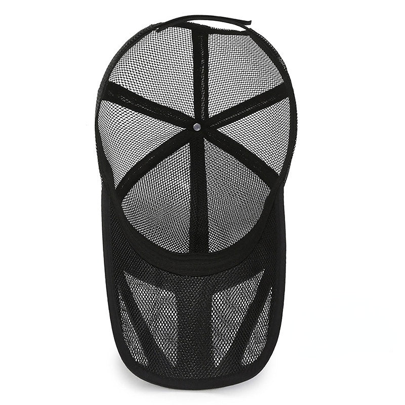 Mesh Breathable Baseball Cap Outdoor Solid Hat Summer Holiday