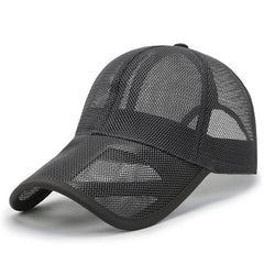 Mesh Breathable Baseball Cap Outdoor Solid Hat Summer Holiday