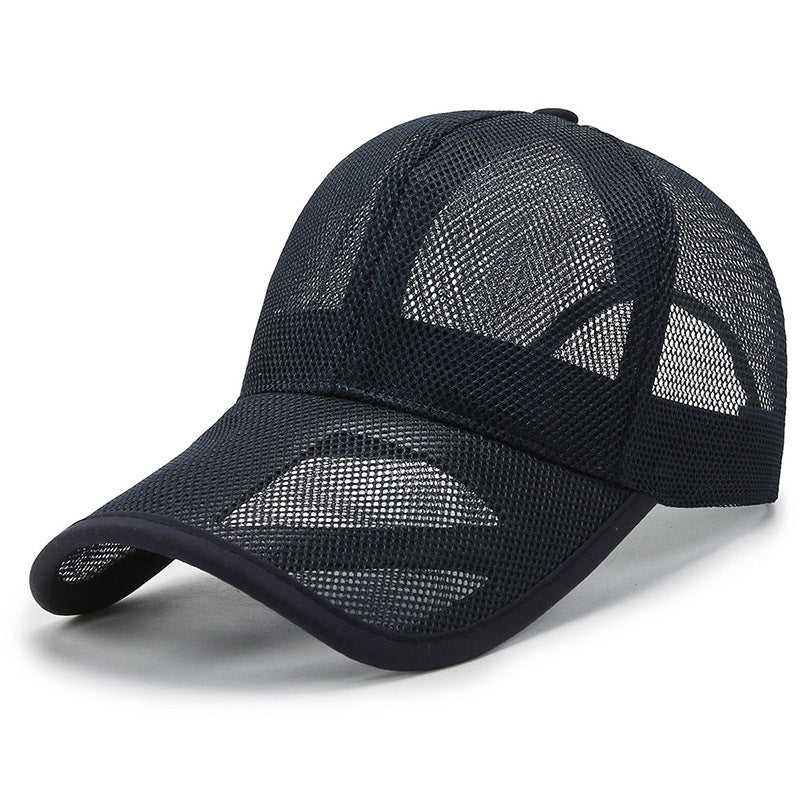 Mesh Breathable Baseball Cap Outdoor Solid Hat Summer Holiday
