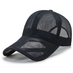 Mesh Breathable Baseball Cap Outdoor Solid Hat Summer Holiday
