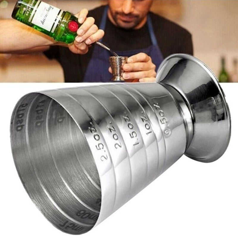 Stainless Steel Jigger for Cocktails & Mixed Drinks