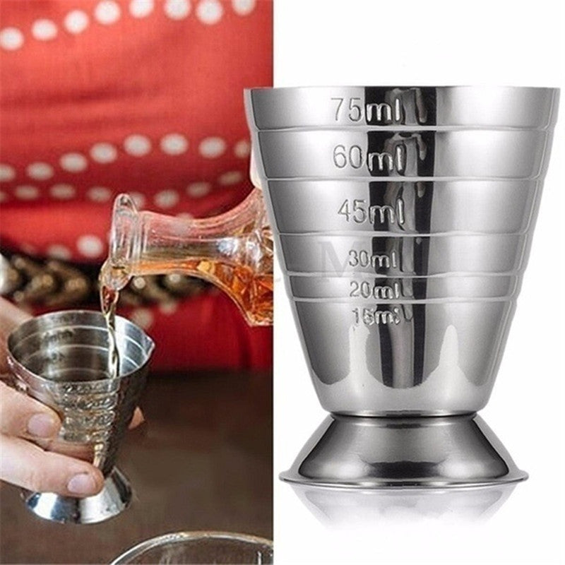 Stainless Steel Jigger for Cocktails & Mixed Drinks