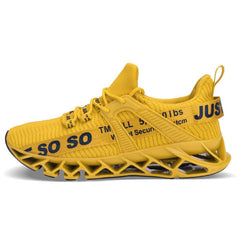 Textured Weaving Walking Shoes Lace Up Tennis Athletic Shoes