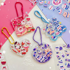 Colorful Waterproof DIY Love Bean Stickers