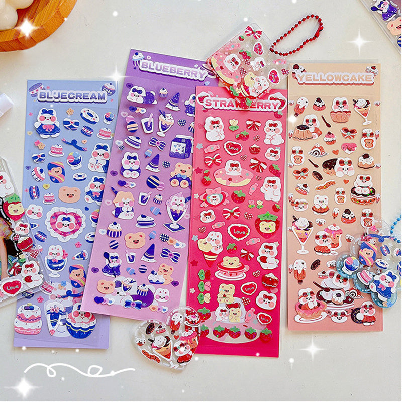 Colorful Waterproof DIY Love Bean Stickers