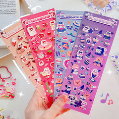 Colorful Waterproof DIY Love Bean Stickers