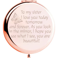 Sisters Compact Mirror - Perfect Gift for Special Occasions