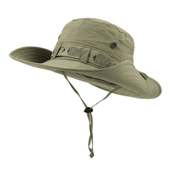Men's Vintage Cowboy Hat Adjustable Mesh Wide Brim