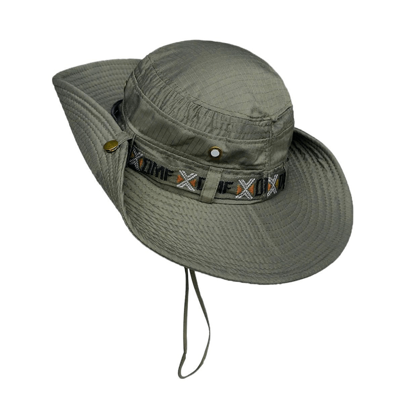 Men's Vintage Cowboy Hat Adjustable Mesh Wide Brim