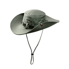 Men's Vintage Cowboy Hat Adjustable Mesh Wide Brim