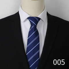 Men's Necktie For Business Groom Wedding Party Striped Tie