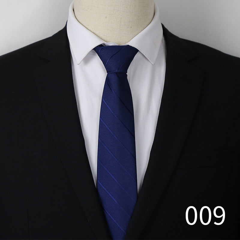 Men's Necktie For Business Groom Wedding Party Striped Tie