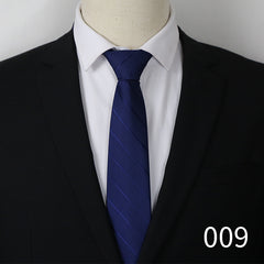 Men's Necktie For Business Groom Wedding Party Striped Tie
