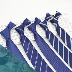 Men's Necktie For Business Groom Wedding Party Striped Tie