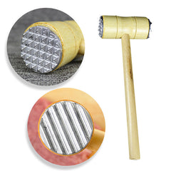 Dual-Sided Wooden Meat Hammer for Tenderizing